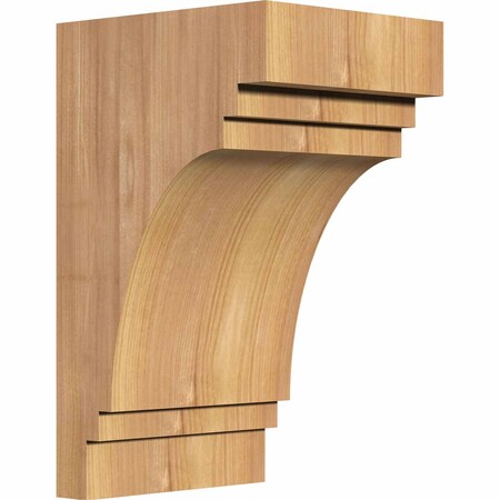 Pescadero Smooth Corbel, Western Red Cedar, 5 1/2"W x 6"D x 10"H